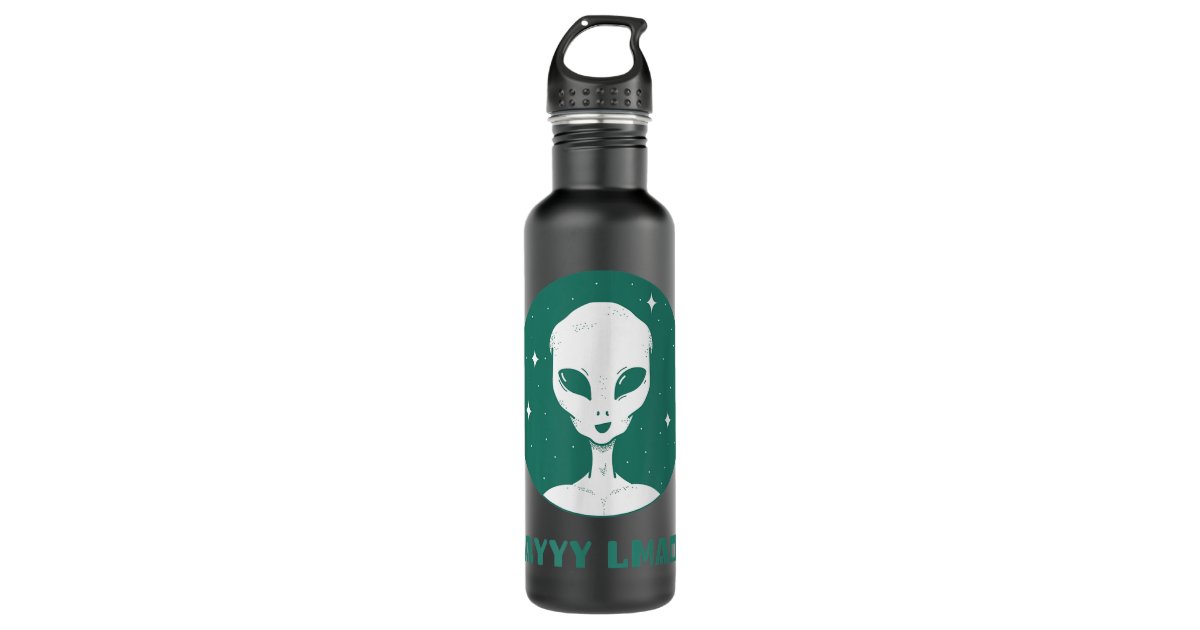 Ayyy Lmao Funny Alien Meme Quote Space Galaxy Star 710 Ml Water Bottle ...