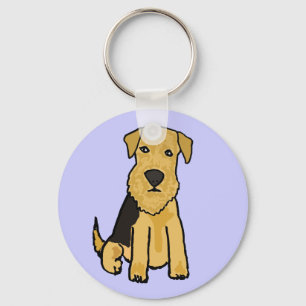 AZ- Airedale Keychain