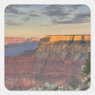 AZ, Arizona, Grand Canyon National Park, South Square Sticker