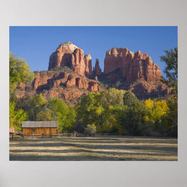 AZ, Arizona, Sedona, Crescent Moon Recreation 2 Poster (Front)