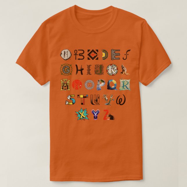 Az Art History T-Shirt (Design Front)