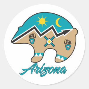 AZ Bear Clan Classic Round Sticker