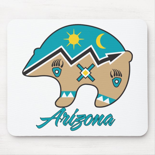 AZ Bear Clan Mouse Mat (Front)