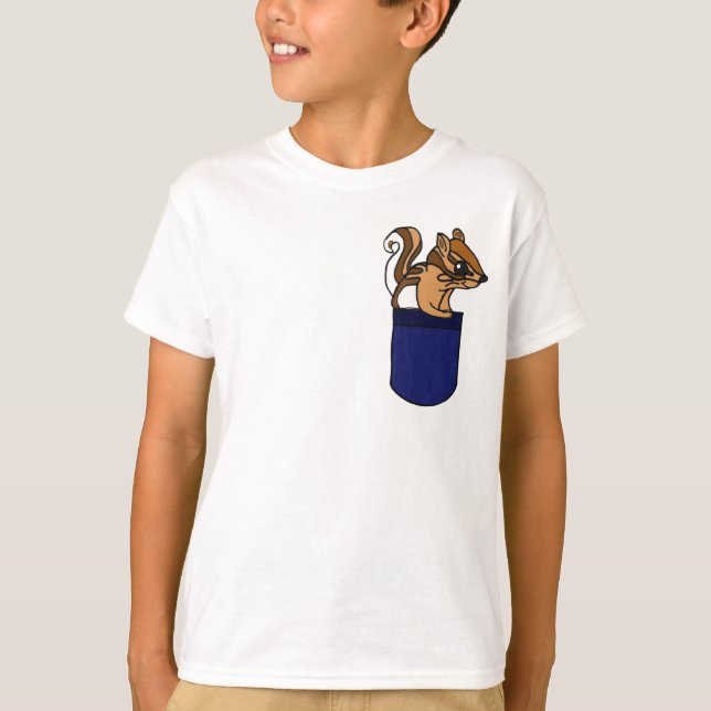 AZ- Chipmunk in a Pocket Shirt (Front)