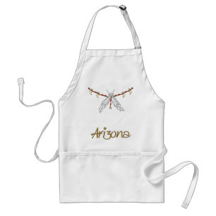 AZ Feather Necklace Standard Apron