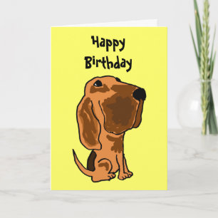 AZ- Funny Bloodhound Birthday Card