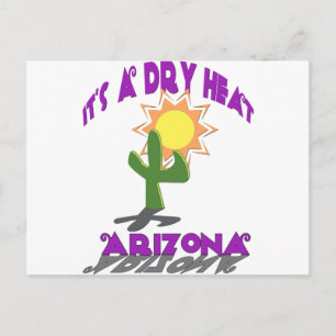 AZ-It's a Dry Heat Postcard