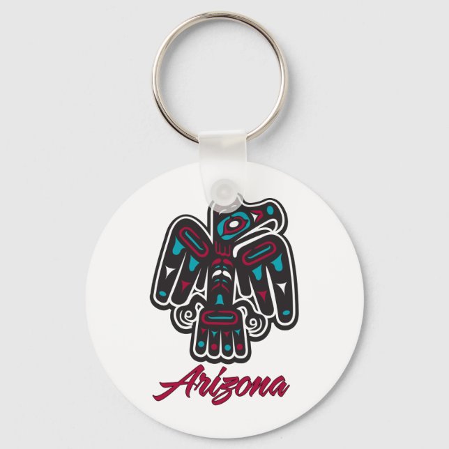 AZ Thunderbird Clan Key Ring (Front)