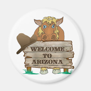 AZ- Welcome to Arizona Horse Magnet