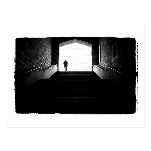 Image of aza black and white photography Postcard