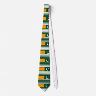 Azad Jammu and Kashmir territory flag tie
