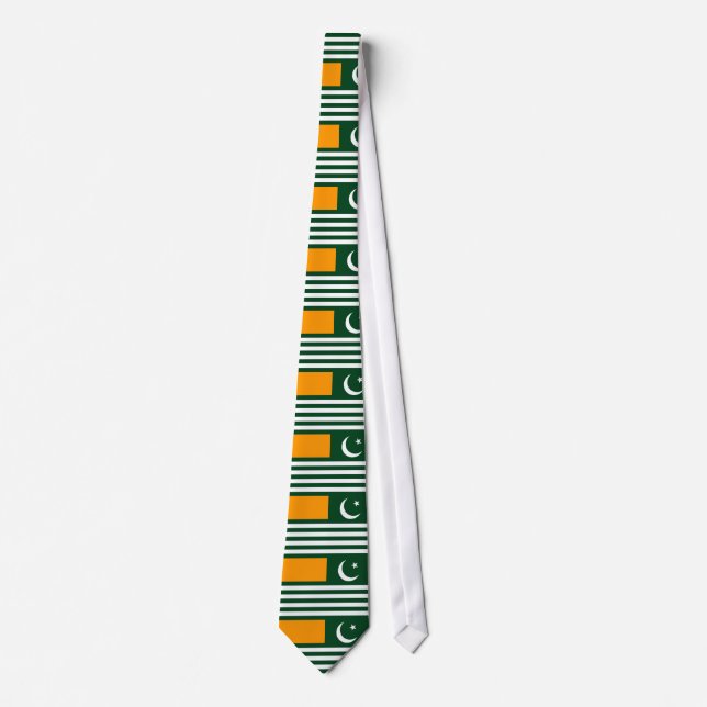 Azad Jammu and Kashmir territory flag tie (Front)