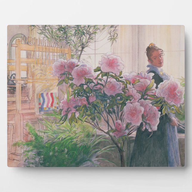 Azalea, 1906 (w/c on paper) plaque (Front)