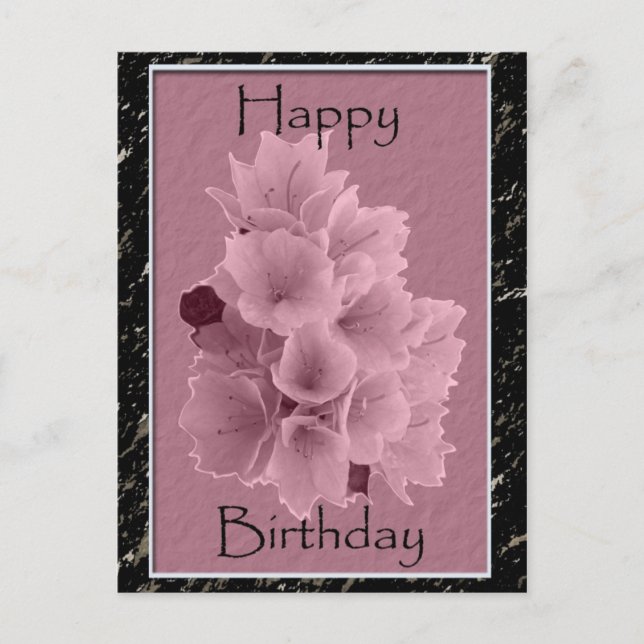 Azalea Birthday Postcards (Front)