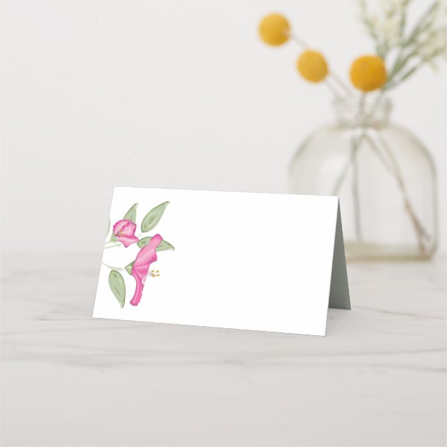 Azalea Blank Place Cards (Front)
