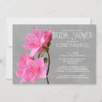 Azalea Bridal Shower Invitations