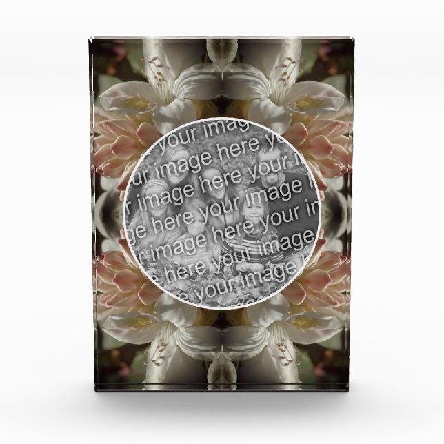 Azalea Flower Blossoms Tint Create Your Own  Photo Block (Front)