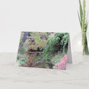 Azalea Garden Reflections Birthday Card