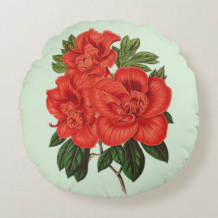 Azalea (indica) Grand Duchess Round Cushion