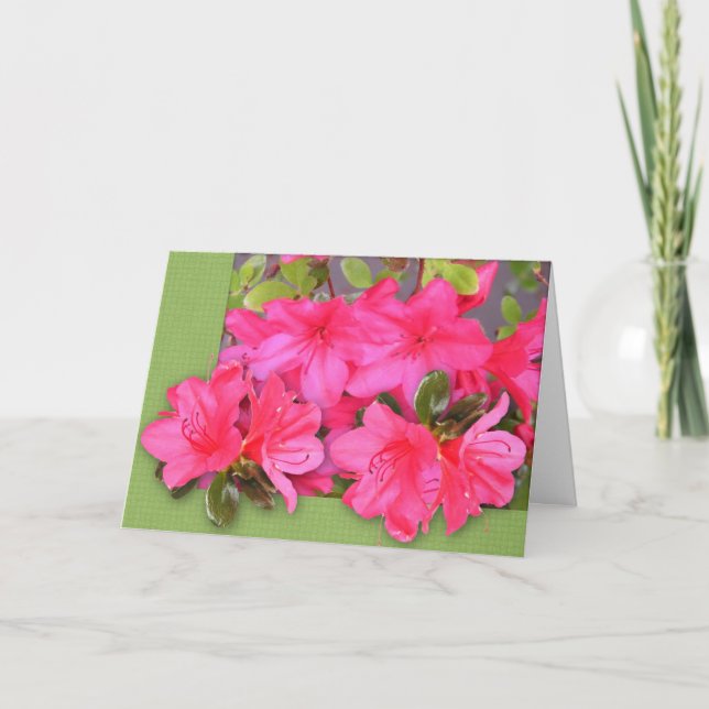 Azalea Large Font Easter Card (Front)