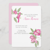 Azalea Wedding Shower Invitation