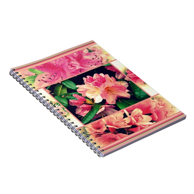 Azaleas 1950's Style Notebook (Right Side)