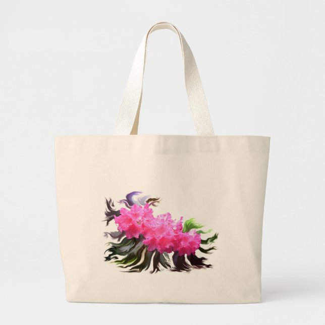 Azaleas Large Tote Bag (Front)