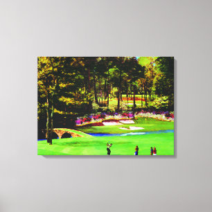 Azaleas On The 12th on Canvas Replica Print
