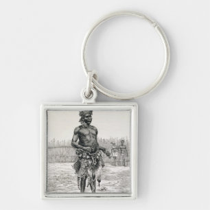 Azandeh Binsa or Witch Doctor Key Ring