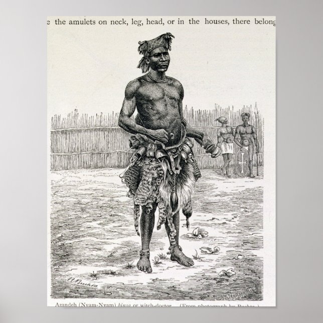 Azandeh  Binsa or Witch Doctor Poster (Front)