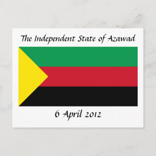 Azawad Flag Postcard