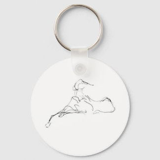 Azawakh Keychain by David Moore