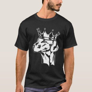 Azawakh with crown dog greyhound mom T-Shirt