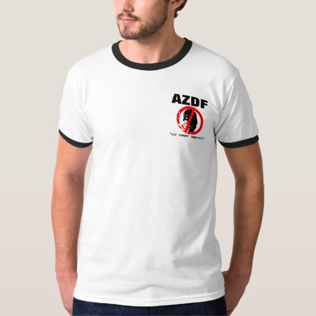 AZDF: Anti Zombie Defence Force T-Shirt (Front)