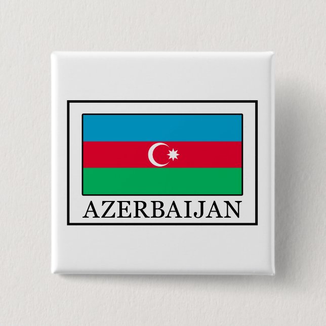 Azerbaijan 15 Cm Square Badge (Front)