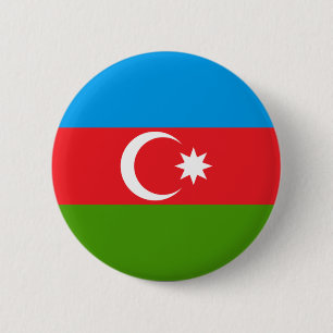 Azerbaijan 6 Cm Round Badge