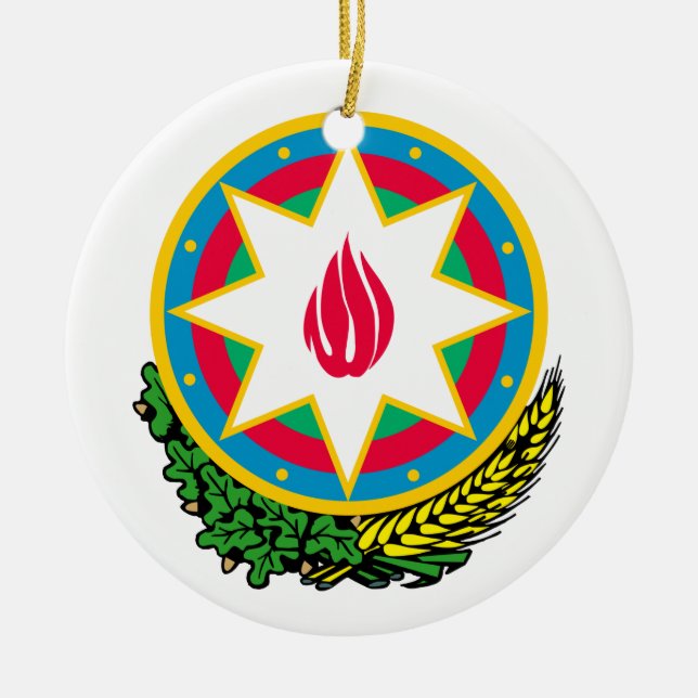 Azerbaijan Coat of Arms Ornament (Front)