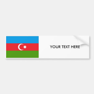 Azerbaijan FLAG Bumper Sticker