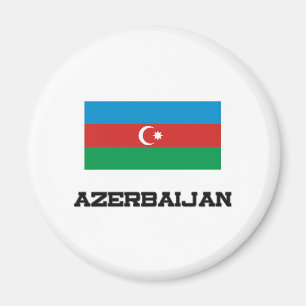 Azerbaijan Flag Magnet