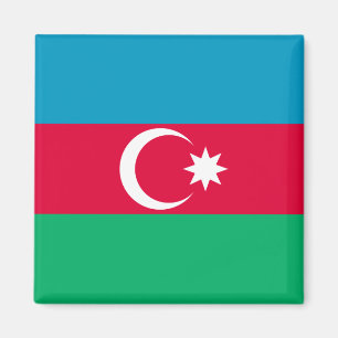 Azerbaijan Flag Magnet