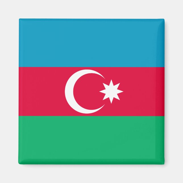 Azerbaijan Flag Magnet (Front)