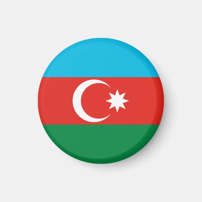 Azerbaijan flag magnet (Front)