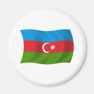 Azerbaijan Flag Magnet