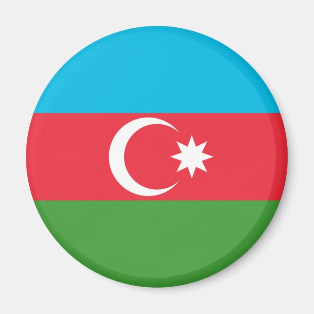 Azerbaijan Flag Magnet (Front)
