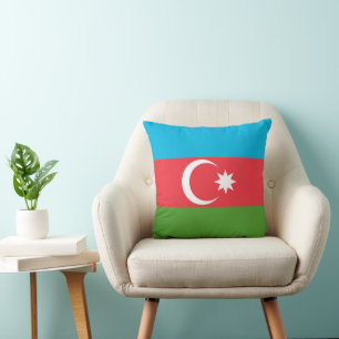 Azerbaijan Flag on MoJo Pillow