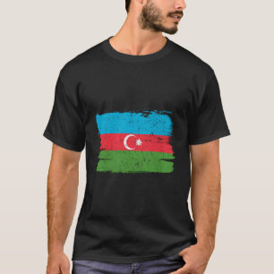 Azerbaijan Flag Pride Friendship Proud Peace Retro T-Shirt
