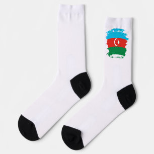 Azerbaijan flag socks