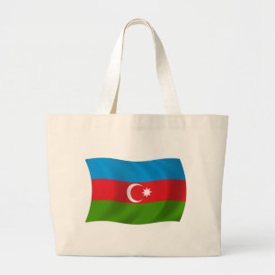 Azerbaijan Flag Tote Bag