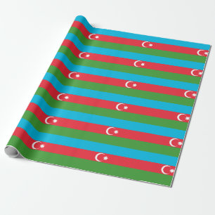 Azerbaijan Flag Wrapping Paper