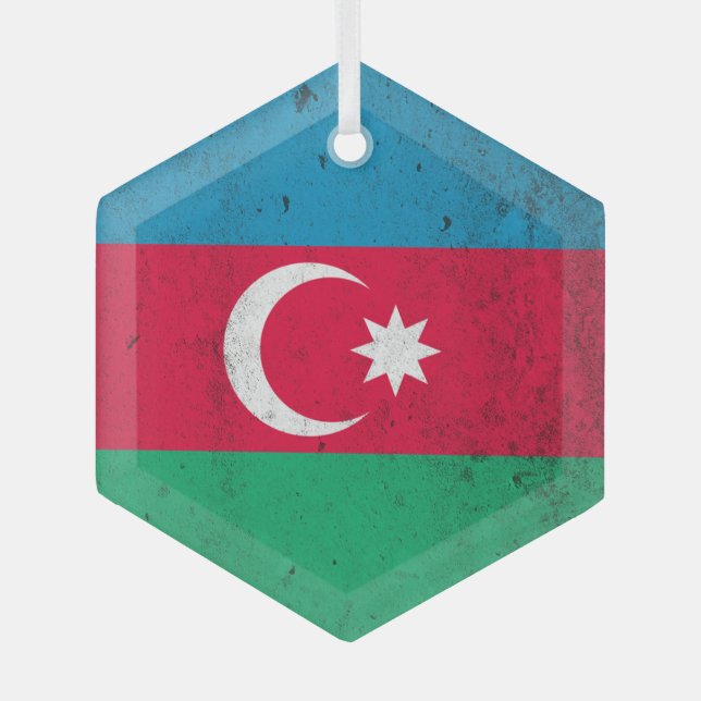 Azerbaijan Glass Tree Decoration (Front)